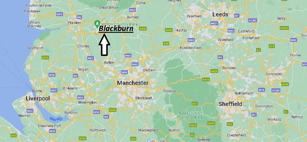 Où se situe Blackburn