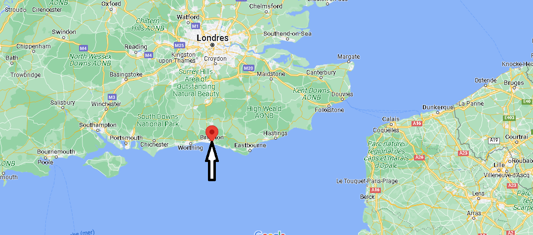 Où se situe Brighton