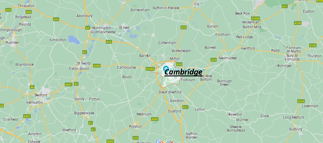 Où se situe Cambridge