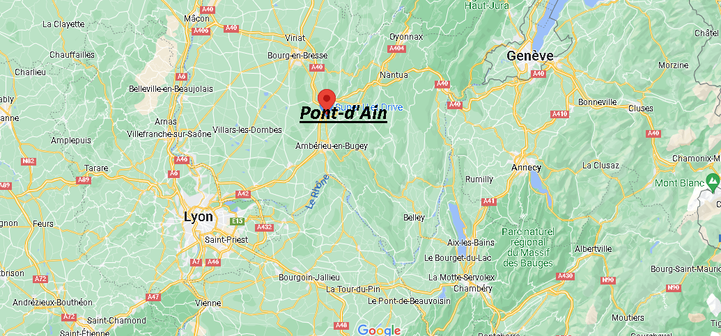 Où se situe Pont-d'Ain (01160)