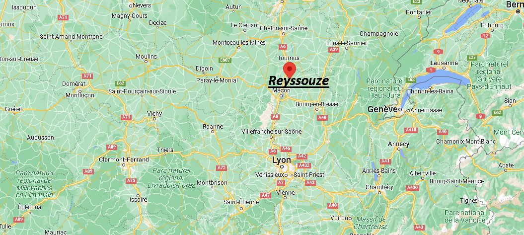 Où se situe Reyssouze (01190)