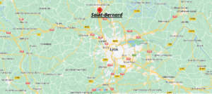 Où se situe Saint-Bernard (01600)