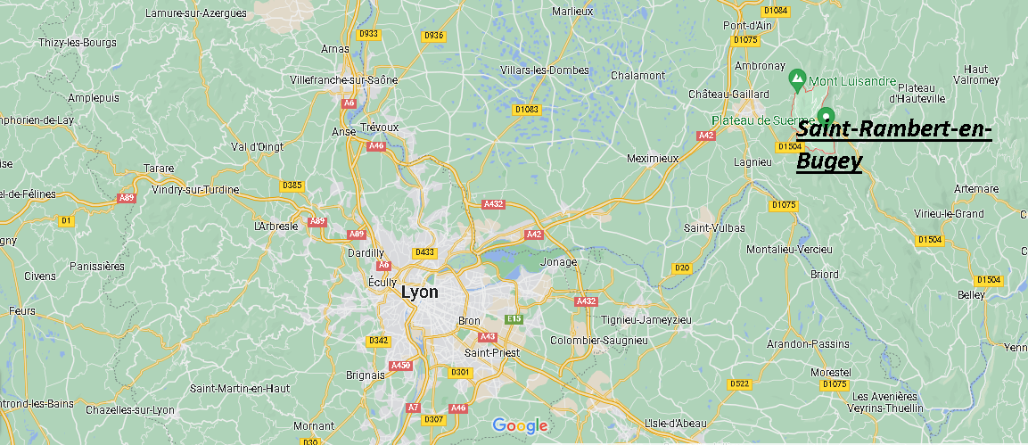 Où se situe Saint-Rambert-en-Bugey (01230)