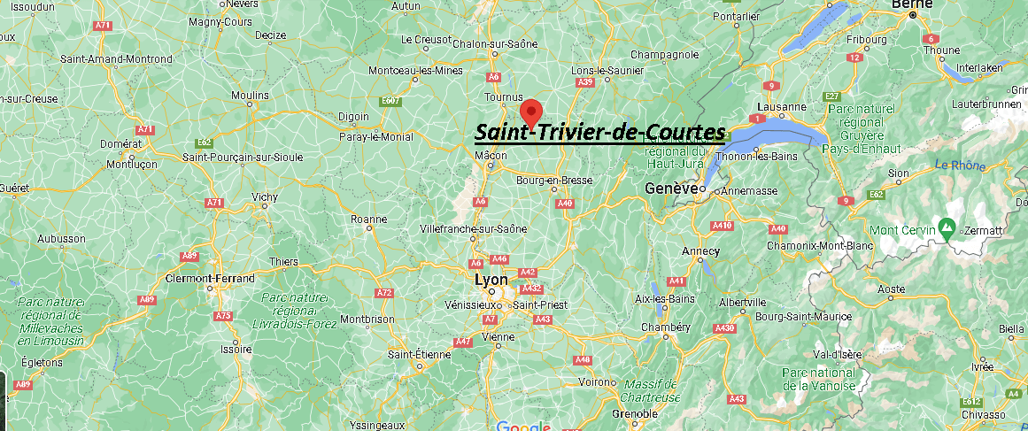 Où se situe Saint-Trivier-de-Courtes (01560)