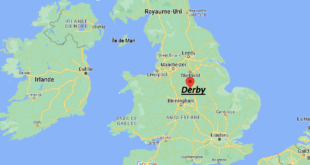 Où se trouve Derby Royaume-Uni