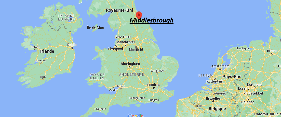 Où se trouve Middlesbrough