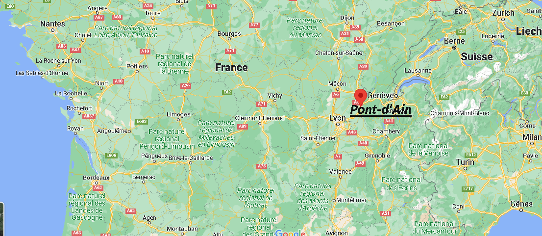 Où se trouve Pont-d'Ain