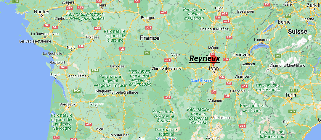 Où se trouve Reyrieux