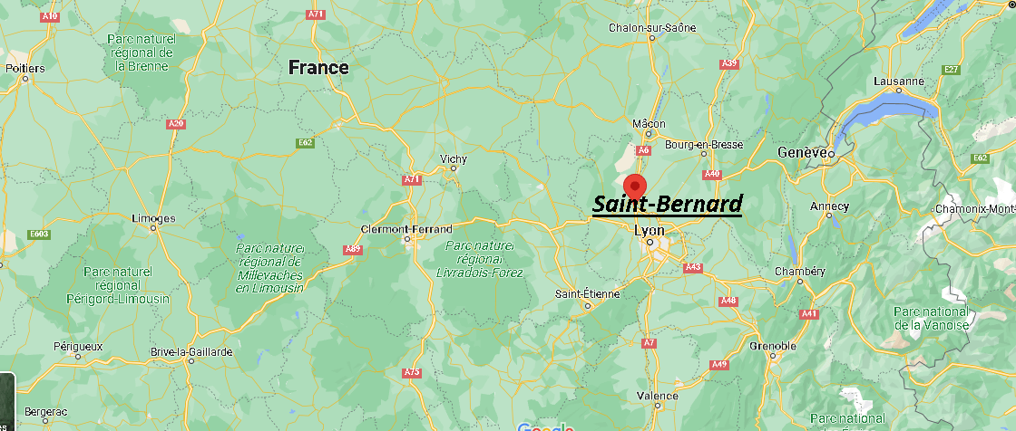 Où se trouve Saint-Bernard