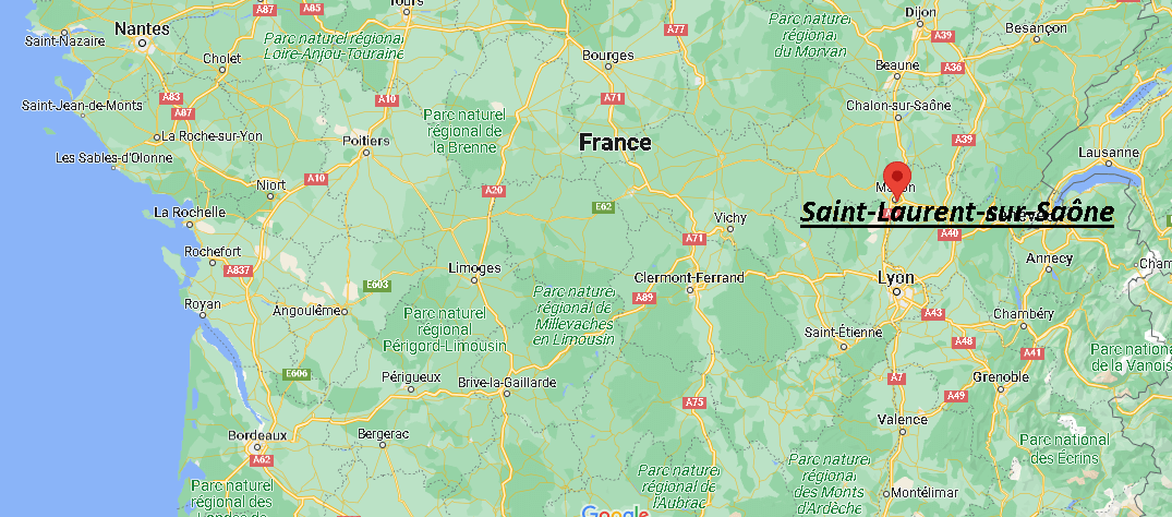 Où se trouve Saint-Laurent-sur-Saône