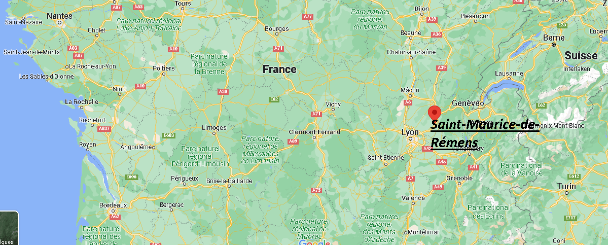 Où se trouve Saint-Maurice-de-Rémens