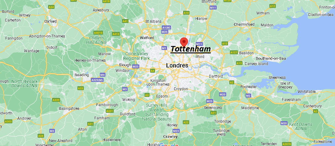 Où se trouve Tottenham