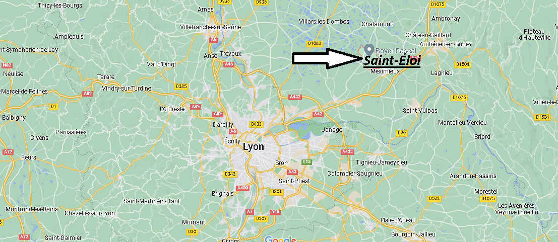 Où se situe Saint-Éloi (01800)