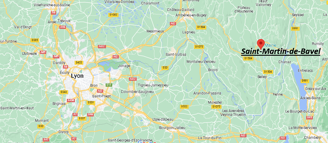 Où se situe Saint-Martin-de-Bavel (01510)