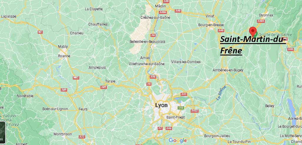 Où se situe Saint-Martin-du-Frêne (01430)