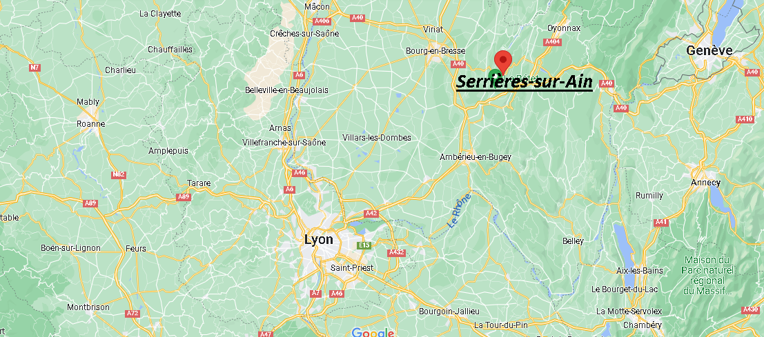Où se situe Serrières-sur-Ain (01450)