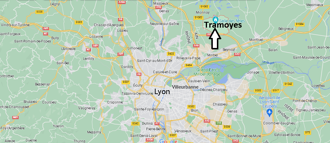 Où se situe Tramoyes (01390)
