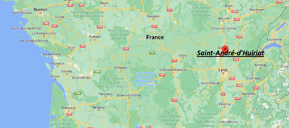 Où se trouve Saint-André-d'Huiriat