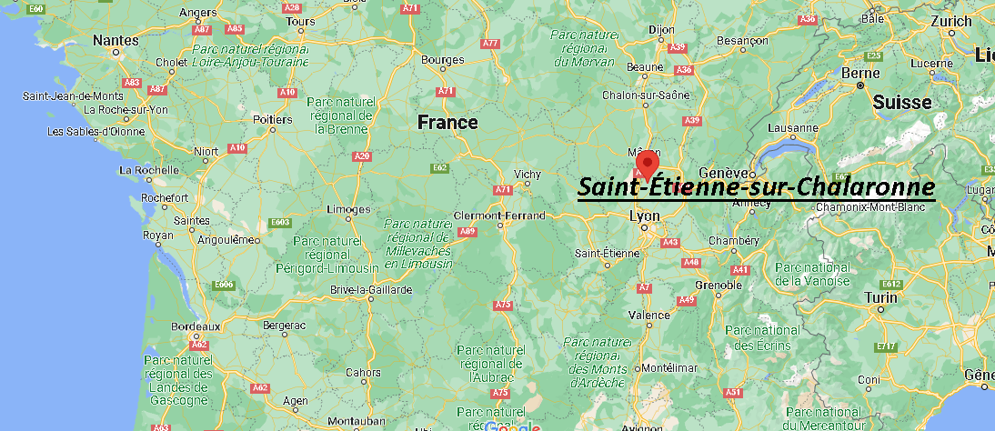 Où se trouve Saint-Étienne-sur-Chalaronne