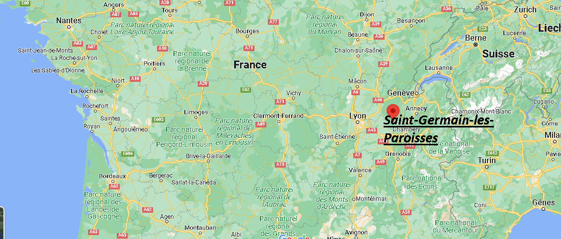 Où se trouve Saint-Germain-les-Paroisses