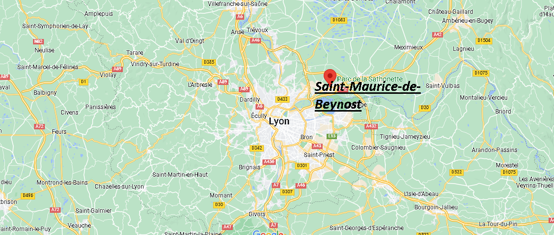 Où se trouve Saint-Maurice-de-Beynost