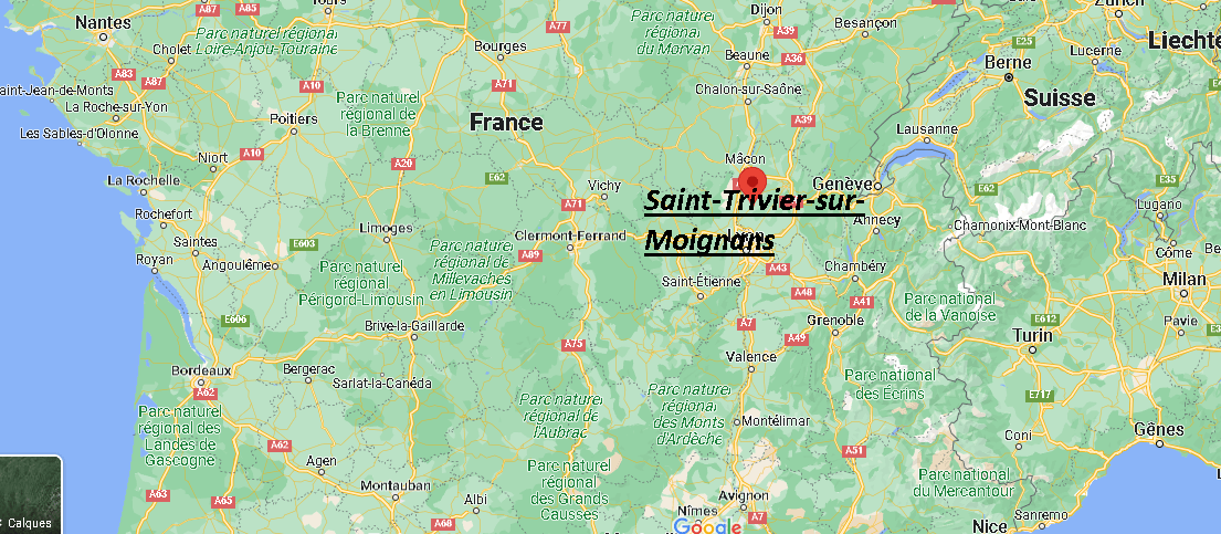 Où se trouve Saint-Trivier-sur-Moignans