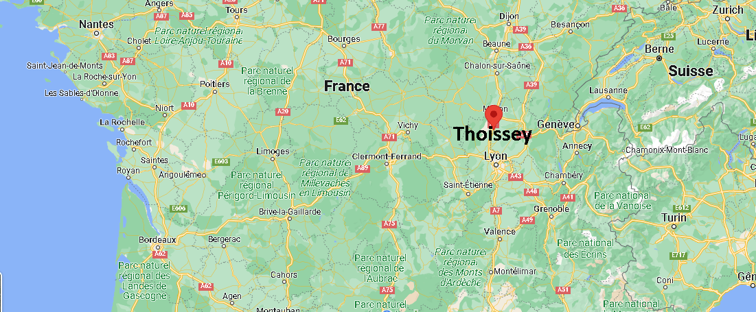 Où se trouve Thoissey