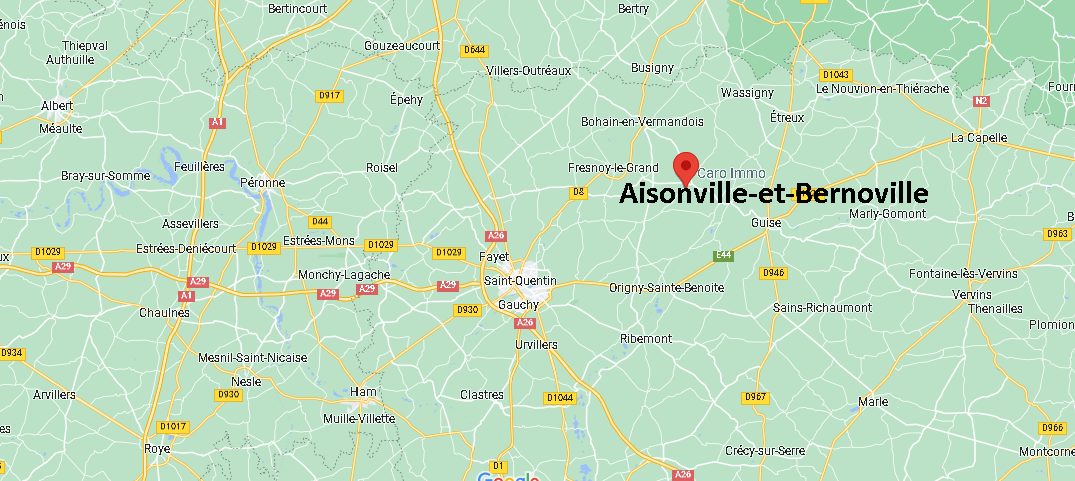 Où se situe Aisonville-et-Bernoville (02110)