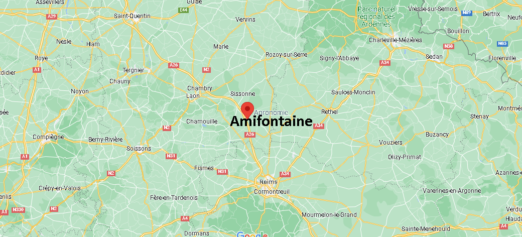 Où se situe Amifontaine (02190)