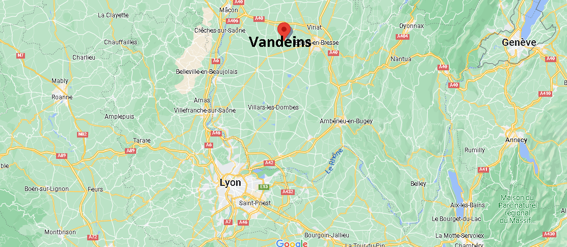 Où se situe Vandeins (01660)