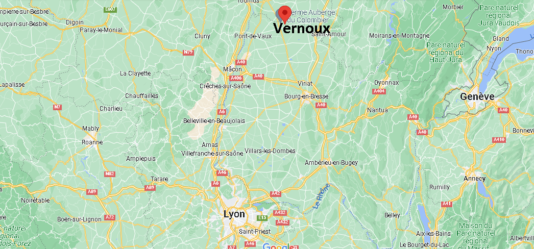 Où se situe Vernoux (01560)