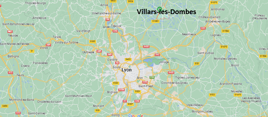 Où se situe Villars-les-Dombes (01330)