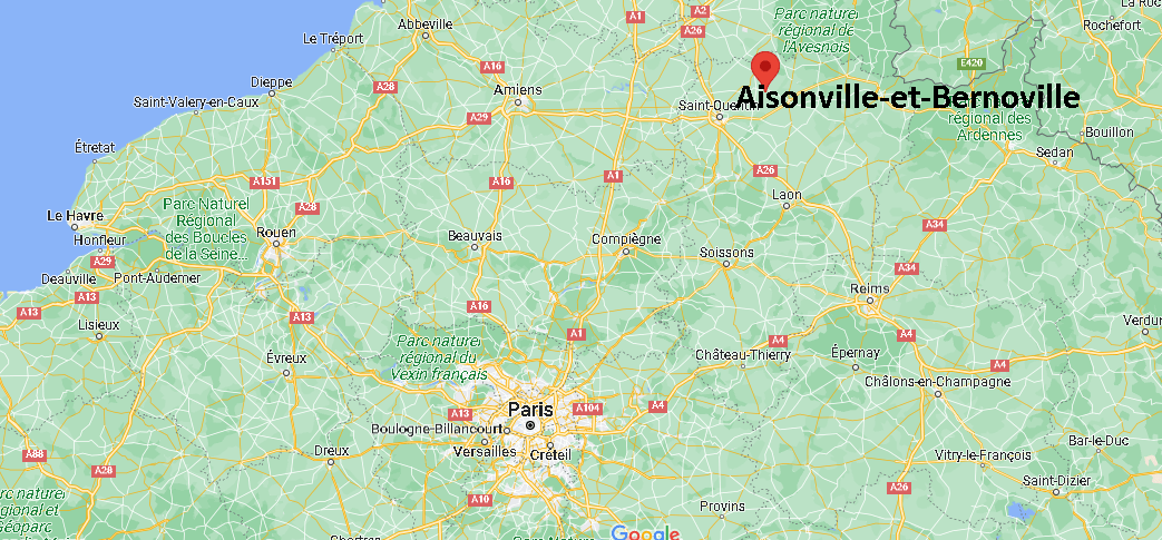 Où se trouve Aisonville-et-Bernoville