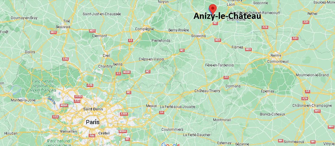 Où se trouve Anizy-le-Château