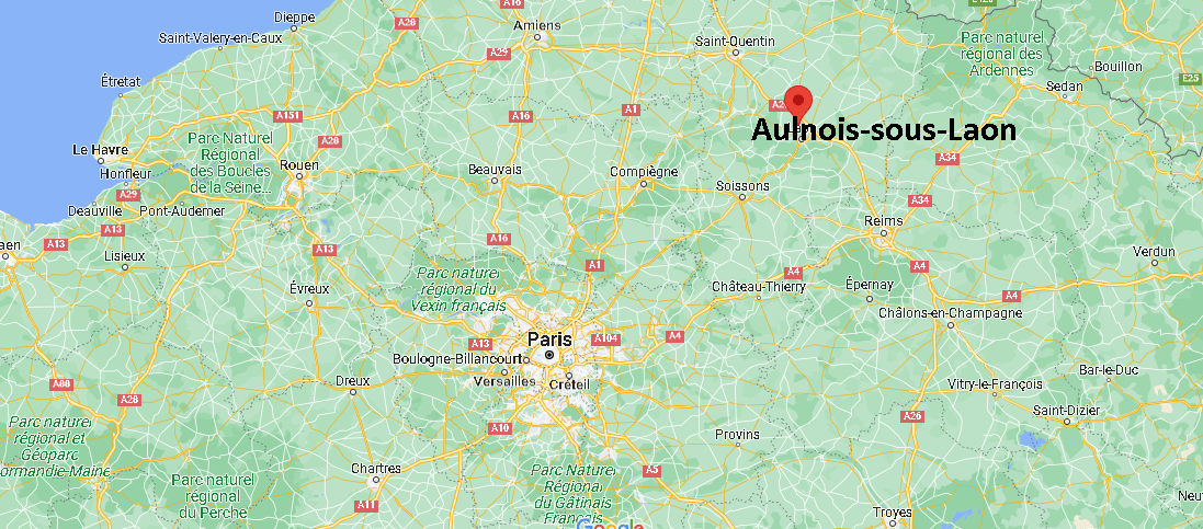 Où se trouve Aulnois-sous-Laon