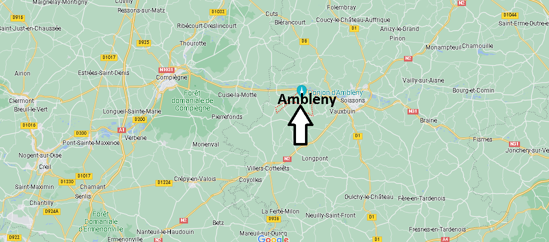 Où se situe Ambleny (02290)