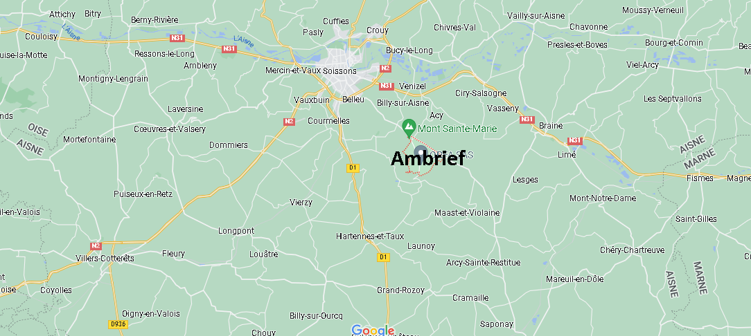 Où se situe Ambrief (02200)