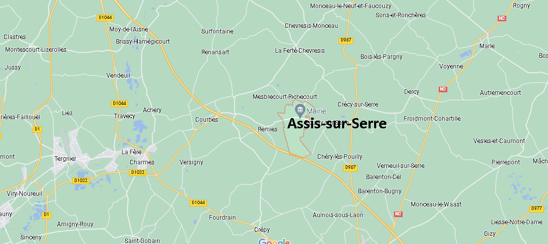 Où se situe Assis-sur-Serre (02270)