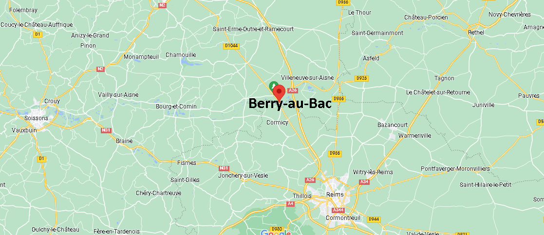 Où se situe Berry-au-Bac (02190)