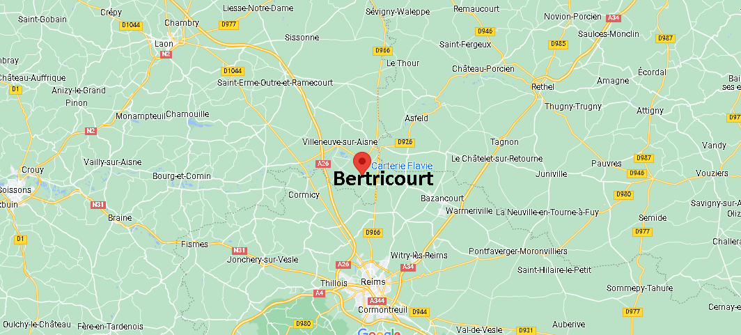 Où se situe Bertricourt (02190)
