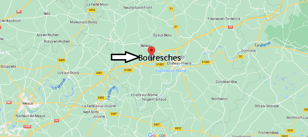 Où se situe Bouresches (02400)