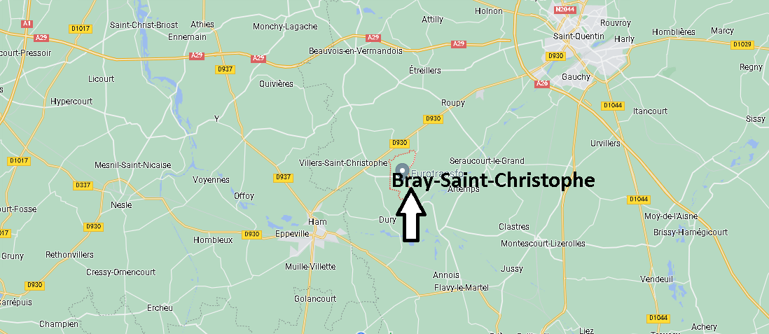 Où se situe Bray-Saint-Christophe (02480)