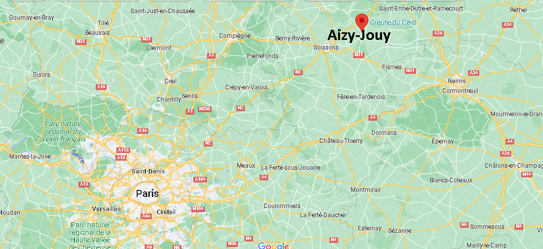 Où se trouve Aizy-Jouy
