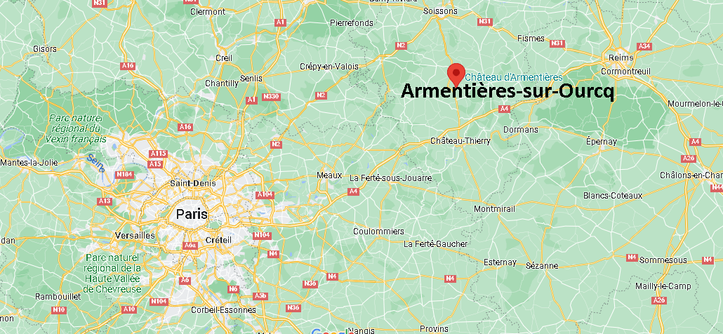 Où se trouve Armentières-sur-Ourcq