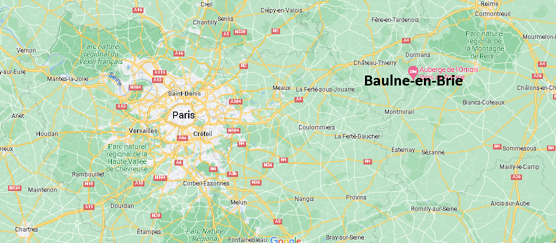 Où se trouve Baulne-en-Brie