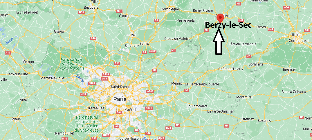 Où se trouve Berzy-le-Sec