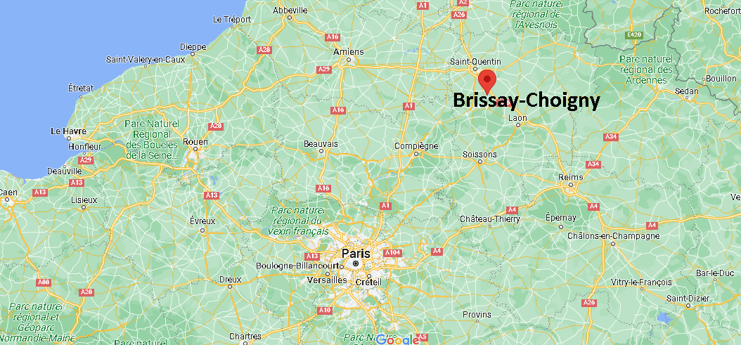 Où se trouve Brissay-Choigny