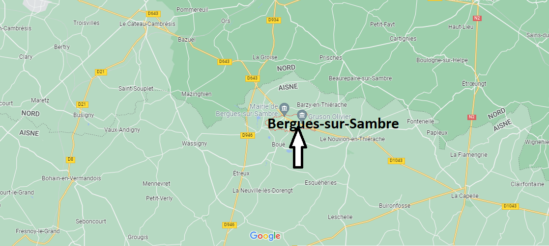 Où se situe Bergues-sur-Sambre (02450)