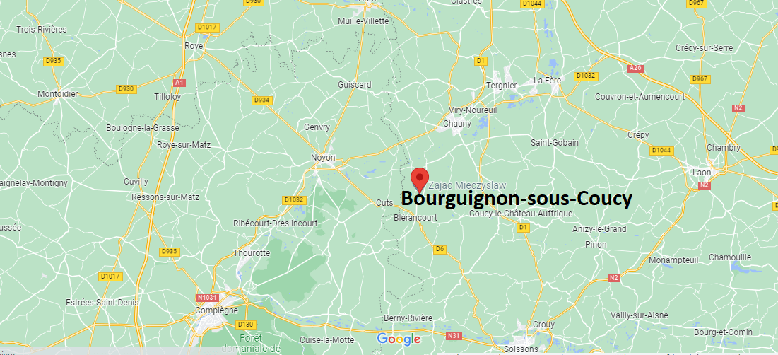 Où se situe Bourguignon-sous-Coucy (02300)