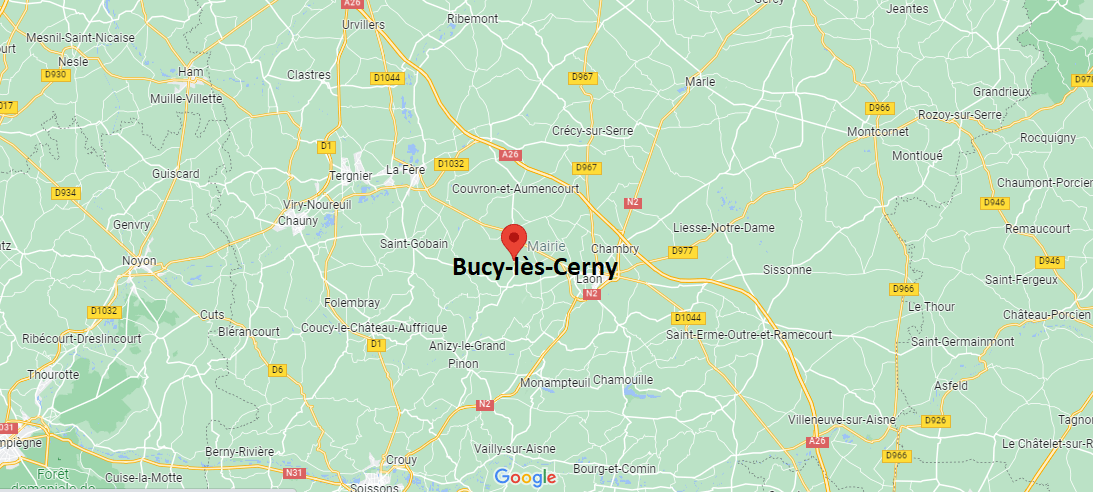 Où se situe Bucy-lès-Cerny (02870)
